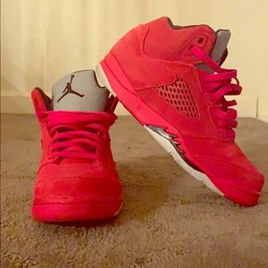 Jordan 5’s - Red Suede